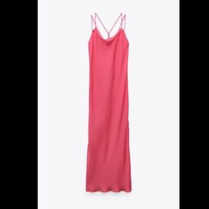 Satin Lingerie Style Dress | ZARA